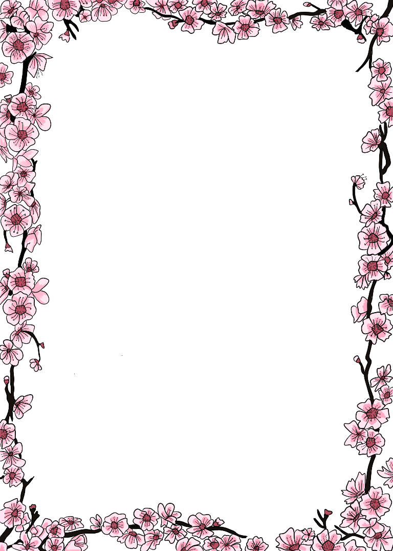 cherry blossom card sleeves Cherry Blossom Border Sleeves (70 PCS) – MillenniumSleeves