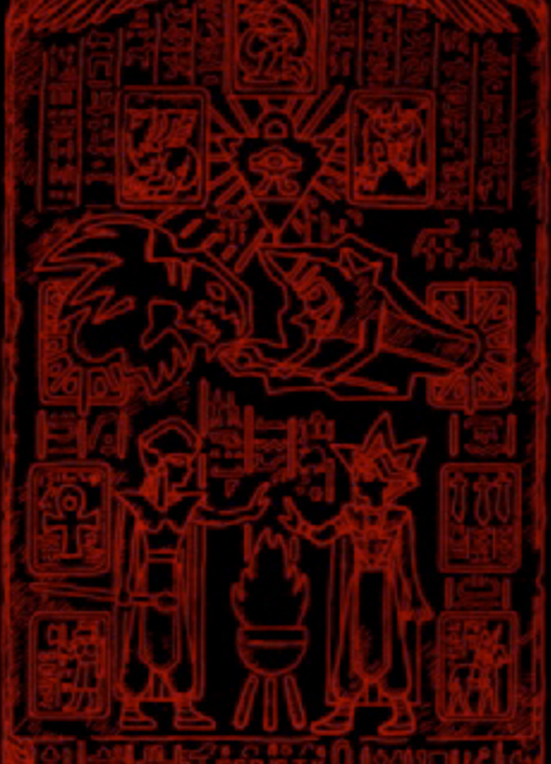 Red Hieroglyphs - Yu-Gi-Oh! Card Sleeves (70 PCS)